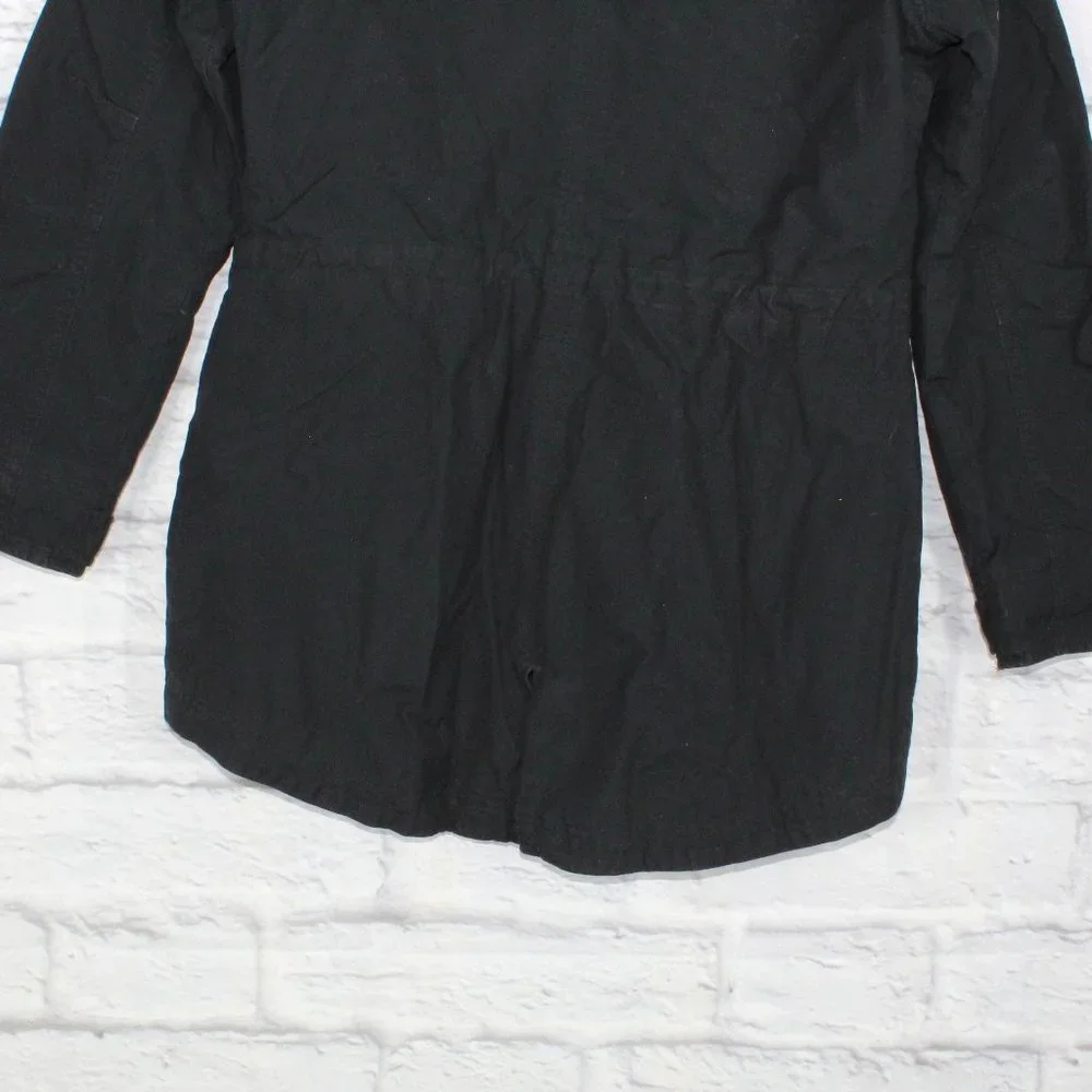 LL BEAN East End Parka Jacket Coat Hooded Black Size Small - Picture 7 of 9